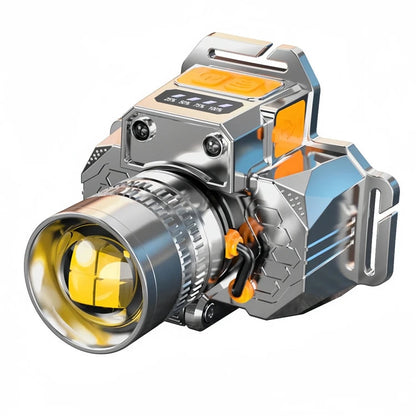 Zoomable LED Rechargeable Headlamp